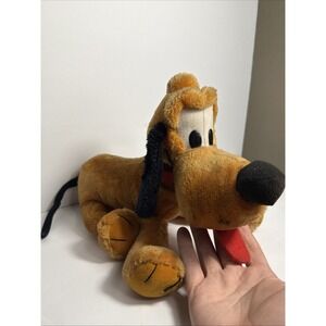 Pluto Plush Vintage Walt Disney 1984 Applause Disneyland Disney World Souvenir